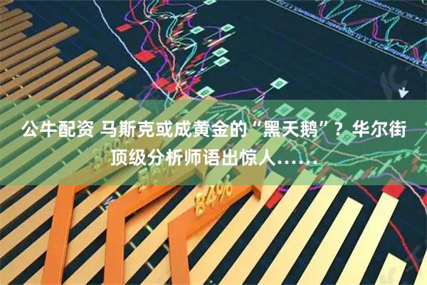 公牛配资 马斯克或成黄金的“黑天鹅”？华尔街顶级分析师语出惊人……
